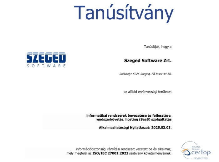 ISO 27001 Certification